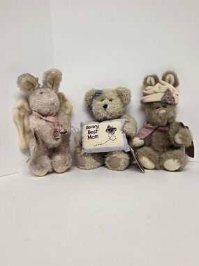 Boyds Bears Set Of 3 Retired Bears. #0250